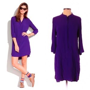 Madewell Broadway & Broome Violet Tunic Dress